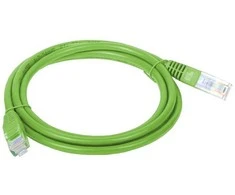 Patch-cord U/UTP kat.5e PVC 3.0m žalia ALANTEC