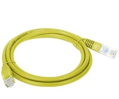 Patch-cord U/UTP kat.5e PVC 3.0m geltona ALANTEC