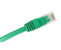 Patch-cord U/UTP kat.6A LSOH 0,5m žalia ALANTEC