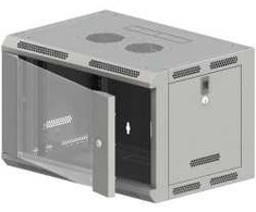 Alantec SW-6U-600-500-N-DSJ-OP-RP-B-S Prie sienos montuojama spintelė 19" 6U 600x500