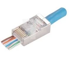 RJ45 STP cat.6 praėjimo kištukas (100 vnt. pakuotėje) ALANTEC