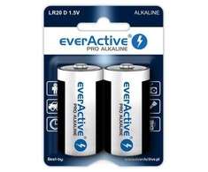 Alkaline batteries everActive Pro Alkaline LR20 D - blister card 2 pieces