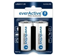 Alkaline batteries everActive Pro Alkaline LR20 D - blister card 2 pieces