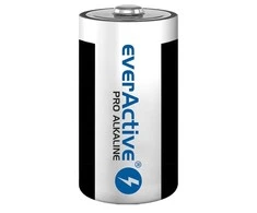 Šarminės baterijos „everActive Pro Alkaline LR20 D“ – 2 vnt. lizdinėje pakuotėje