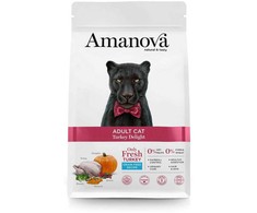 AMANOVA Adult Cat kalakutiena Delight - sausas kačių maistas - 1,5kg