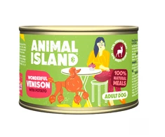Drėgnas Šunų Maistas - Animal Island Elnias Su Bulvėmis 410 g