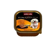 Animoda Animonda Vom feinsten classic 150g konservai šunims su jautiena ir kalakutų širdimis