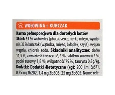 Kačių Maistas - ANIMONDA Carny Suaugusiųjų Jautienos ir Vištienos Drėgnas Kačių Maistas 400g