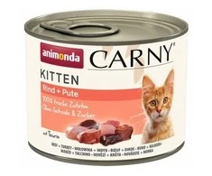 Animoda Drėgnas Kačių Maistas - Animonda Carny Katinėlis Jautiena Ir Kalakutiena 200 g