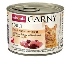 Animoda Drėgnas Kačių Maistas - Animonda Cat Carny Suaugusiems Kalakutiena Su Vištienos Kepenimis