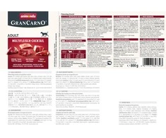 Animoda Šunų Maistas - Animonda GranCarno Multi Meat Cocktail Suaugusiems 800g