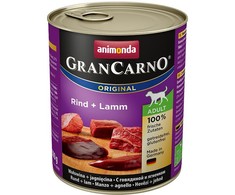 Animoda Animonda Grancarno adult 800g suaugusių šunų konservai su jautiena ir ėriena