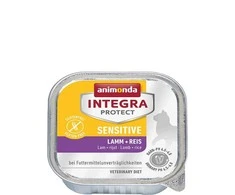 Animoda Kačių Maistas - ANIMONDA Integra Protect Sensitive su ėriena ir ryžiais Wet 100g