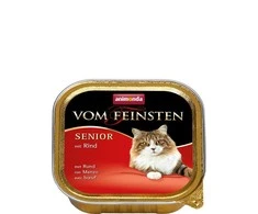 Animoda Drėgnas Kačių Maistas - ANIMONDA Vom Feinsten Senior Su Jautiena 100g