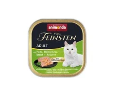 Animoda Kačių Maistas - ANIMONDA Vom Feinsten Suaugusiųjų Turkija Vištienos Krūtinėlė Žolelės 100g