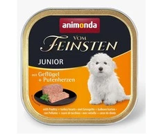 Animoda Animonda Vom feinsten puppy 150g konservai jauniems šunims su paukštiena ir kalakutų širdimis MR