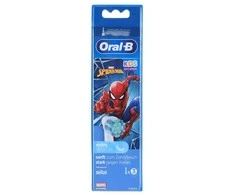 Braun Oral- B Vaikiški dantų šepetėlio antgaliai Spiderman 3 vnt.