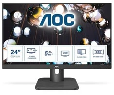 Monitorius Aoc 24E1Q 23,8", Juodos spalvos