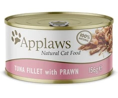 Applaws – Šlapias kačių maistas 156 g – Tunas ir krevetės (172-008)