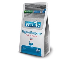 Kačių Maistas - FARMINA VET Life Hipoalerginis Kačių Maistas Su Kiauliena Ir Bulvėmis 1.5kg