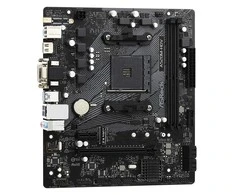 Pagrindinė plokštė ASROCK AMD A520 / SAM4 / MicroATX / 1xPCI-Express 3.0 1x / 1xPCI-Express 3.0 16x / 1xM.2 / Memory DDR4 / Atminties lizdai 2 / 1x15pin D-sub / 1xDVI / 1xHDMI / 2xAudio-In / 1xAudio-Out / 2xUSB 2.0 / 4xUSB 3.2 / 1xPS/2 / 1xRJ45