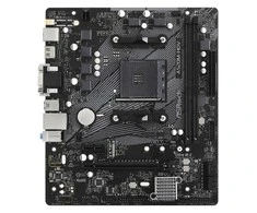 Pagrindinė plokštė ASROCK AMD A520 / SAM4 / MicroATX / 1xPCI-Express 3.0 1x / 1xPCI-Express 3.0 16x / 1xM.2 / Memory DDR4 / Atminties lizdai 2 / 1x15pin D-sub / 1xDVI / 1xHDMI / 2xAudio-In / 1xAudio-Out / 2xUSB 2.0 / 4xUSB 3.2 / 1xPS/2 / 1xRJ45