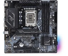 Pagrindinė plokštė ASRock H670M Pro RS/Intel H670/LGA1700/MicroATX/Atmintis DDR4/Atminties lizdai 4/1xPCI-Express 3.0 1x/1xPCI-Express 3.0 4x/1xPCI-Express 4.0 16x/2xM.2/1xHDMI/1xDisplayPort/2xAudio-In/1xAudio-Out/6xUSB 3.2/1xRJ45