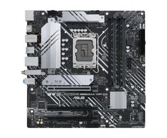 Pagrindinė plokštė ASUS Intel B660 / LGA1700 / MicroATX / Memory DDR4 / Atminties lizdai 4 / 1xPCI-Express 3.0 1x / 1xPCI-Express 3.0 4x / 1xPCI-Express 4.0 16x / 2xM.2 / 2xHDMI / 1xDisplayPort / 2xAudio-In / 1xAudio-Out / 4xUSB 2.0 / 2xUSB 3.2 / 1xPS/2 / 1xRJ45 / PRIMEB660M-AWIFID4
