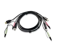 ATEN 2L-7D02UH ATEN USB HDMI su garso KVM kabeliu - 1,8 m