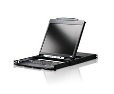 Aten | PS/2-USB VGA Dual Rail 19" LCD Console with USB Peripheral Support | CL5800N