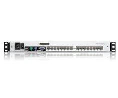Aten | 8 prievadų Cat 5 dviejų bėgelių 17" LCD KVM komutatorius su Daisy Chain prievadu | KL1508AM-AXA-AG | 1 x USB A tipo lizdas