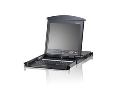 Aten | 16 prievadų Cat 5 dviejų bėgelių 17" LCD KVM komutatorius su Daisy Chain prievadu | KL1516AM-AXA-AG | 1 x USB A tipo lizdas