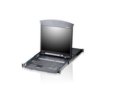 Aten | 16 prievadų Cat 5 dviejų bėgelių 19" LCD KVM komutatorius su Daisy Chain prievadu | KL1516AN-AXA-AG | 1 x USB A tipo lizdas