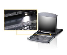 Aten | 16 prievadų Cat 5 dviejų bėgelių 19" LCD KVM komutatorius su Daisy Chain prievadu | KL1516AN-AXA-AG | 1 x USB A tipo lizdas