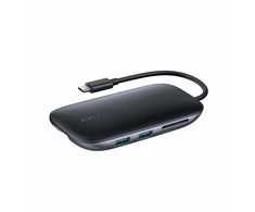 AUKEY CB-C71 interface hub 5000 Mbit/s Juodas
