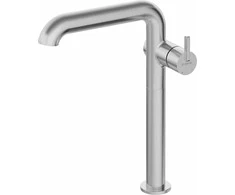 Praustuvo maišytuvas Deante Silia Tall, BQS_F24K, Brushed steel