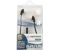 ESPERANZA EH147K NEON - į ausis kišamos ausinės Juodos