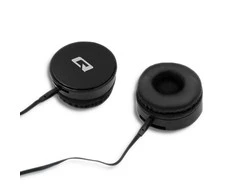 Qoltec 50817 Ausinės su mikrofonu | Juodos