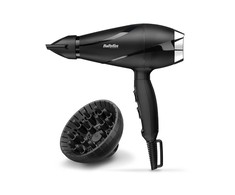 BABYLISS Plaukų džiovintuvas 6713DE 2200 W, Number of temperature settings 2, Ionic function, Diffuser nozzle, Juodas