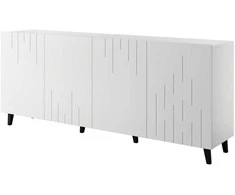 Cama Meble Komoda - Bari 200x42x82 Balta Matinė
