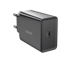 Baseus Speed Mini greitas įkroviklis USB-C PD 3A 20W juodas