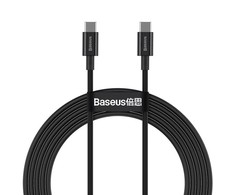Baseus Superior serijos USB-C - USB-C kabelis 100W 1m juodas