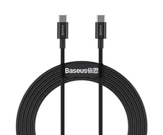 Baseus Superior serijos USB-C - USB-C kabelis 100W 1m juodas