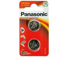 1x2 Panasonic CR 2032 Lithium Power