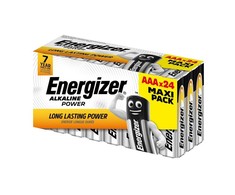 Baterijos - Energizer Šarminės AAA Maxi Pakuotė 24 Vnt.