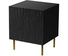 Cama Meble Naktinis Staliukas - Jungle 53.5x40.5x44 Juodas, Auksinis