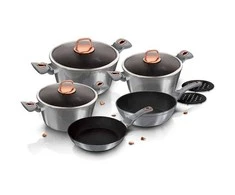 PUODŲ RINKINYS 10 ELE. BERLINGER HAUS METALLIC MOONLIGHT BH-6020
