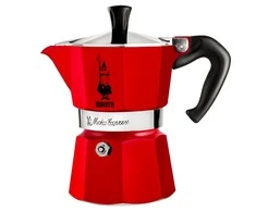 Raudona Bialetti Moka Espress