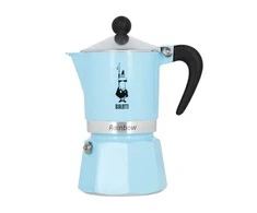 Moka pot Bialetti Moka Rainbow 3-cup Light Mėlyna