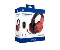 Big Ben BIGBEN V3 laidinės ausinės PS5/PS4 (raudona) | 3.5mm